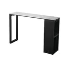 Modern Stone Metal Wine Storage Bar Tables with Cup Holder