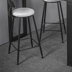 Modern Stone Metal Wine Storage Bar Tables with Cup Holder