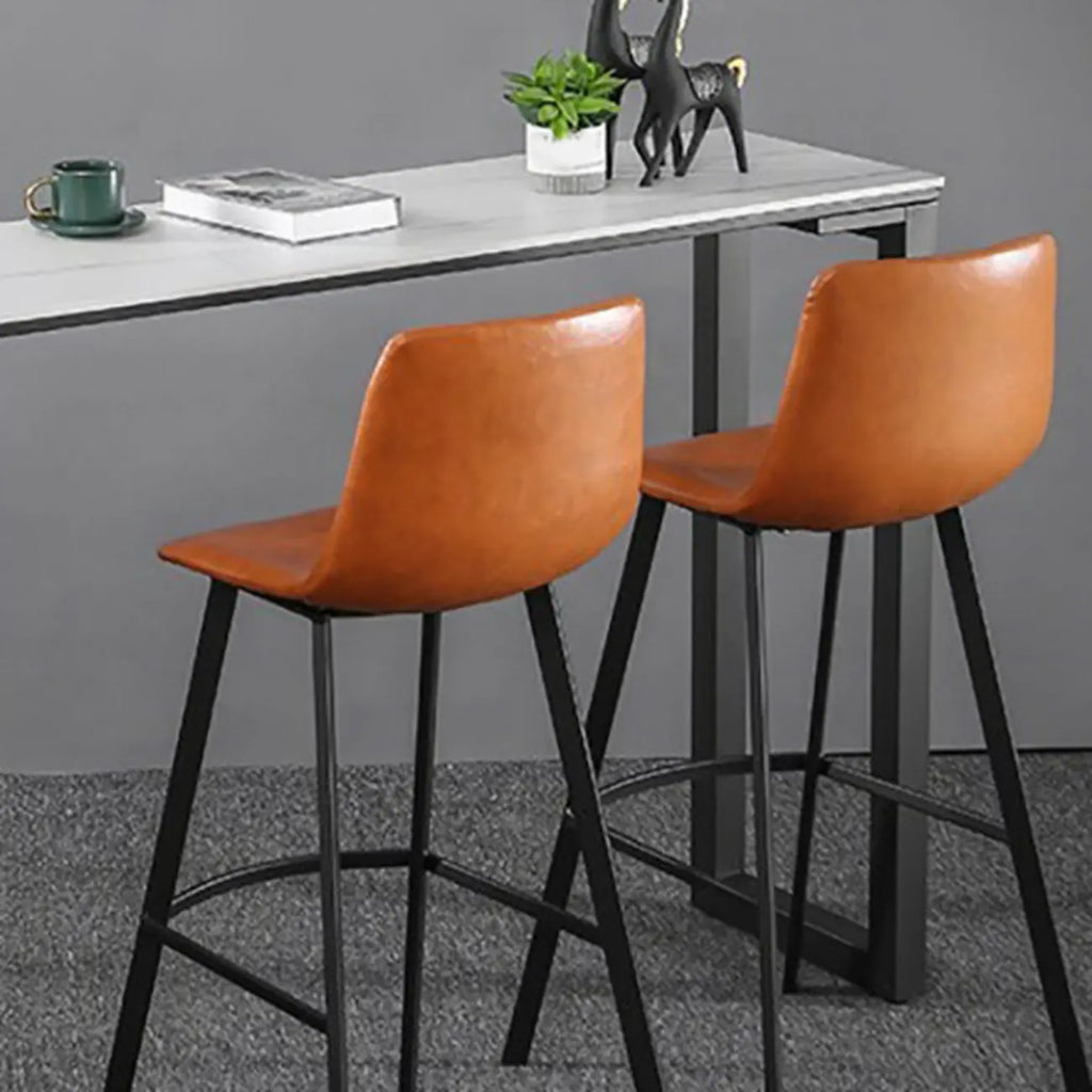 Modern Stone Metal Wine Storage Bar Tables with Cup Holder