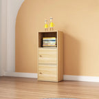 Simple Rectangular White Modular Wooden Bookcase