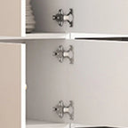 Simple Rectangular White Modular Wooden Bookcase