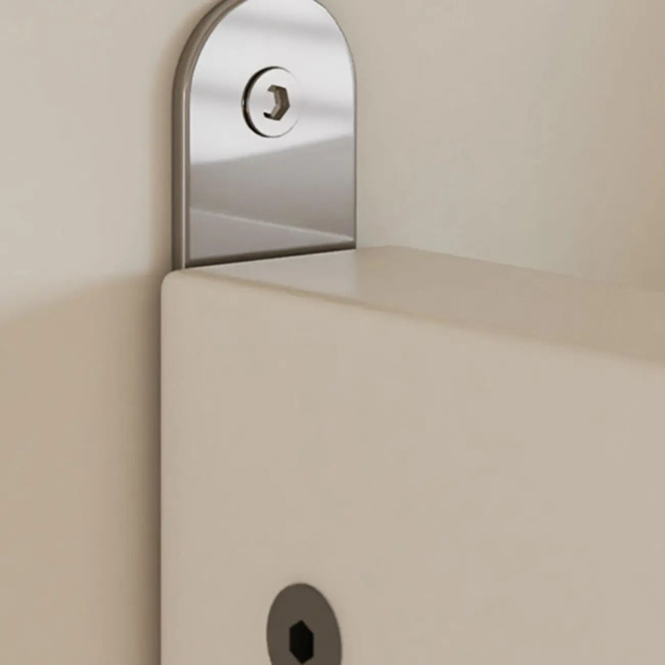 Tall Modern White Wooden Open Vertical Bookcase