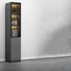 Modern Wooden Glass Door Display Cabinets with Shelves