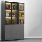 Modern Wooden Glass Door Display Cabinets with Shelves