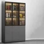 Modern Wooden Glass Door Display Cabinets with Shelves