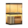 Modern Acrylic 5-Tier Lighted Display Bookcase
