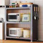 Narrow Steel Multi-Shelf Lift-Up Door Buffet Cabinet