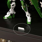 Contemporary Acrylic Wood Shelf Display Cabinet Black