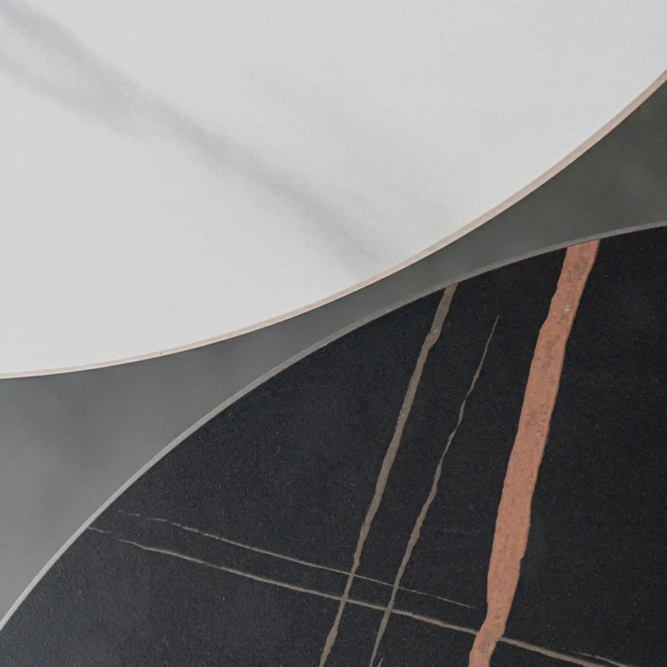 Modern White Stone Metal Pedestal Round Adjustable Bar Tables