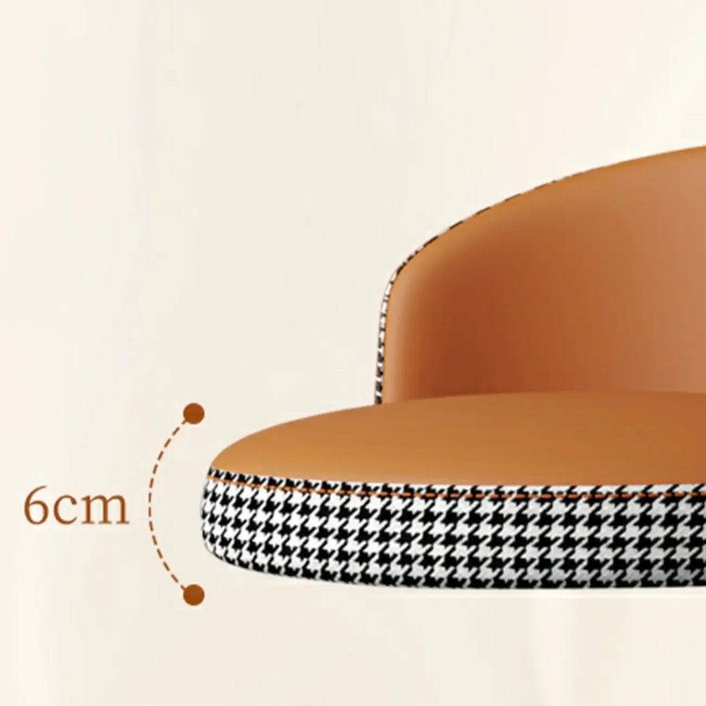 24 Inch Faux Leather Bar Stool Height Adjustable Modern