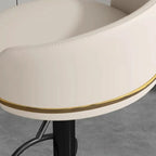 24 Inch Faux Leather Bar Stool Height Adjustable Modern