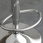 24 Inch Faux Leather Bar Stool Height Adjustable Modern