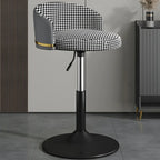 24 Inch Faux Leather Bar Stool Height Adjustable Modern