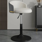 24 Inch Faux Leather Bar Stool Height Adjustable Modern