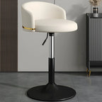 24 Inch Faux Leather Bar Stool Height Adjustable Modern