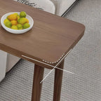 Rustic Brown Pine Trestle Bar Tables for Living Room