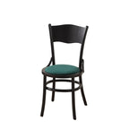 Mid-Century Modern Round Wood Dining Chair