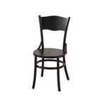 Mid-Century Modern Round Wood Dining Chair