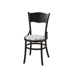 Mid-Century Modern Round Wood Dining Chair