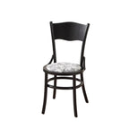 Mid-Century Modern Round Wood Dining Chair