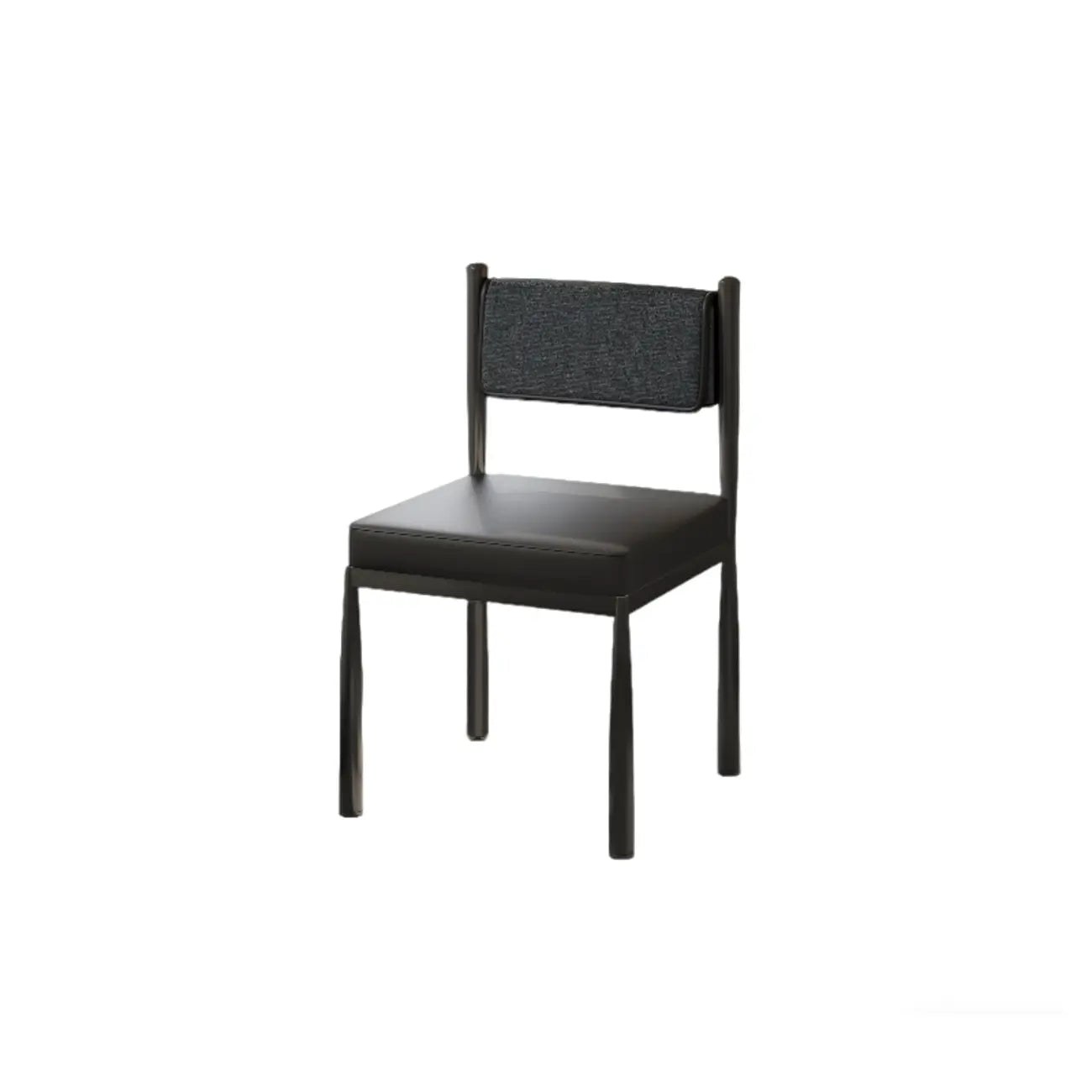 Mid-Century Modern Linen Upholstered Dining Chair