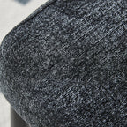 Mid-Century Modern Linen Upholstered Dining Chair