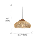 Wabi sabi style Rattan Bamboo Pendant Lights