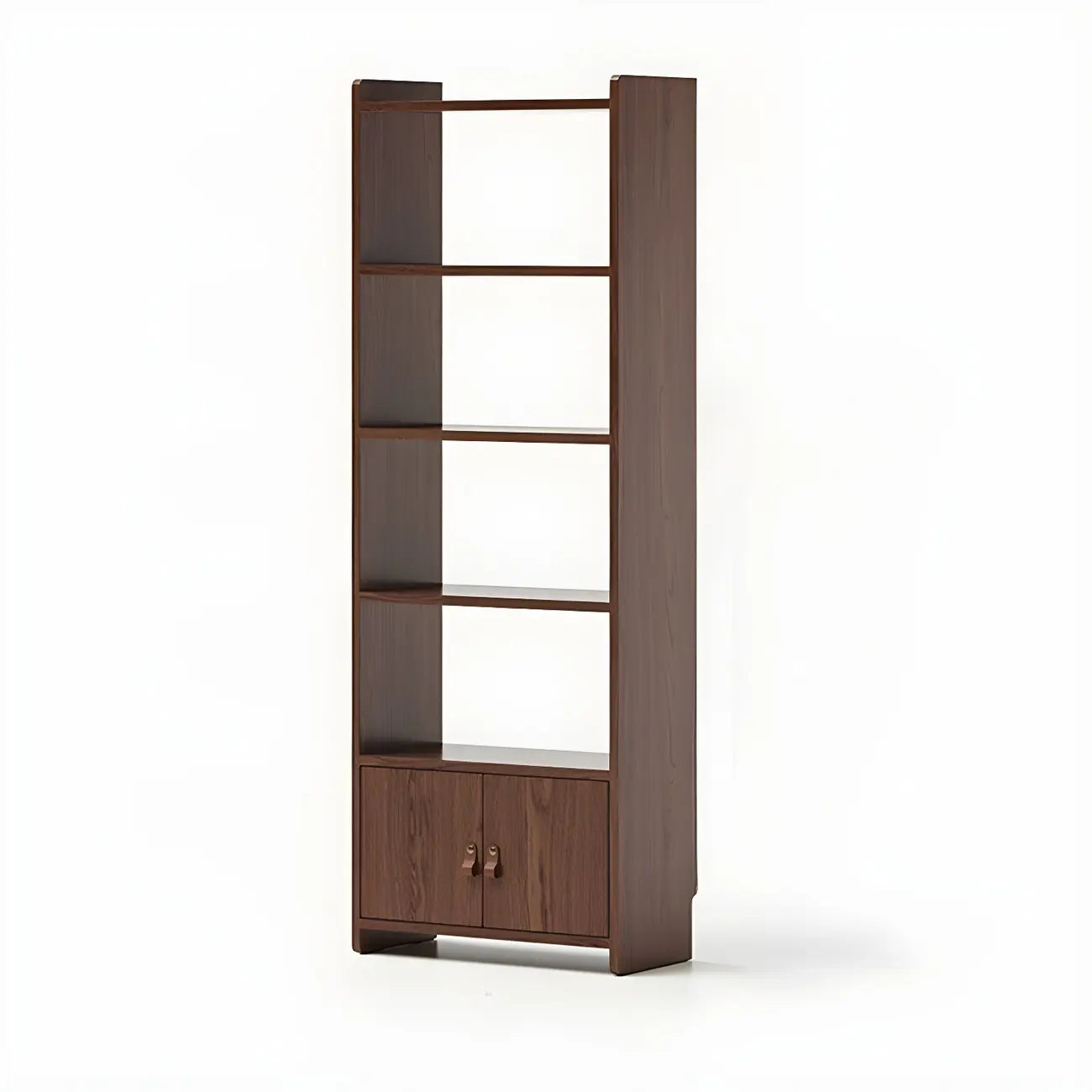 Rustic Brown Cabinets Storage Wood Bookshelf
