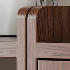 Rustic Brown Cabinets Storage Wood Bookshelf