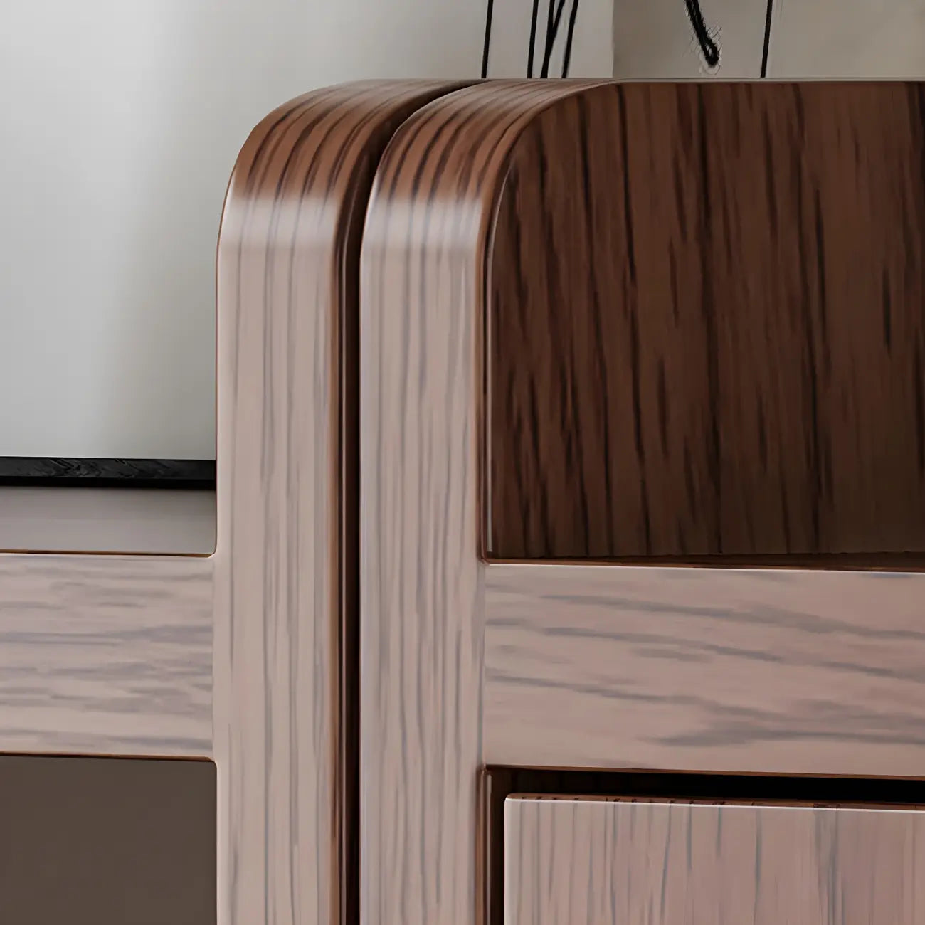 Rustic Brown Cabinets Storage Wood Bookshelf