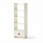 Rustic Brown Cabinets Storage Wood Bookshelf