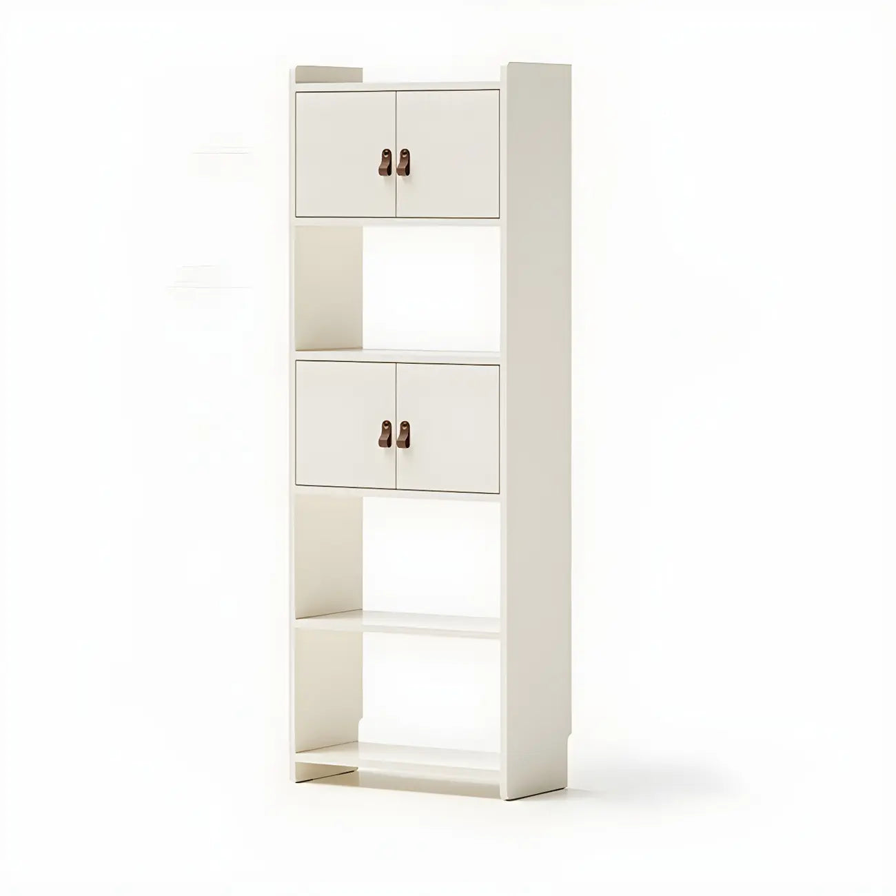 Rustic Brown Cabinets Storage Wood Bookshelf