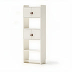 Rustic Brown Cabinets Storage Wood Bookshelf