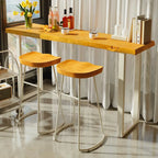 Modern Wooden Counter Height Bar Table for Home Pub Use