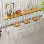 Modern Wooden Counter Height Bar Table for Home Pub Use