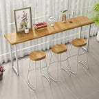 Modern Wooden Counter Height Bar Table for Home Pub Use