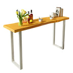 Modern Wooden Counter Height Bar Table for Home Pub Use