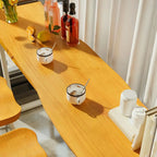 Modern Wooden Counter Height Bar Table for Home Pub Use