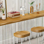 Modern Wooden Counter Height Bar Table for Home Pub Use