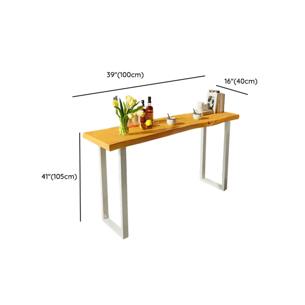 Modern Wooden Counter Height Bar Table for Home Pub Use