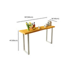 Modern Wooden Counter Height Bar Table for Home Pub Use