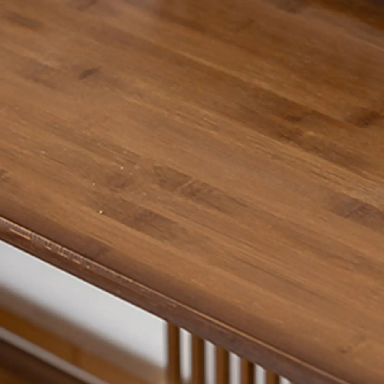 Vertical Modern 4-Tier Open Back Brown Wood Bookcase