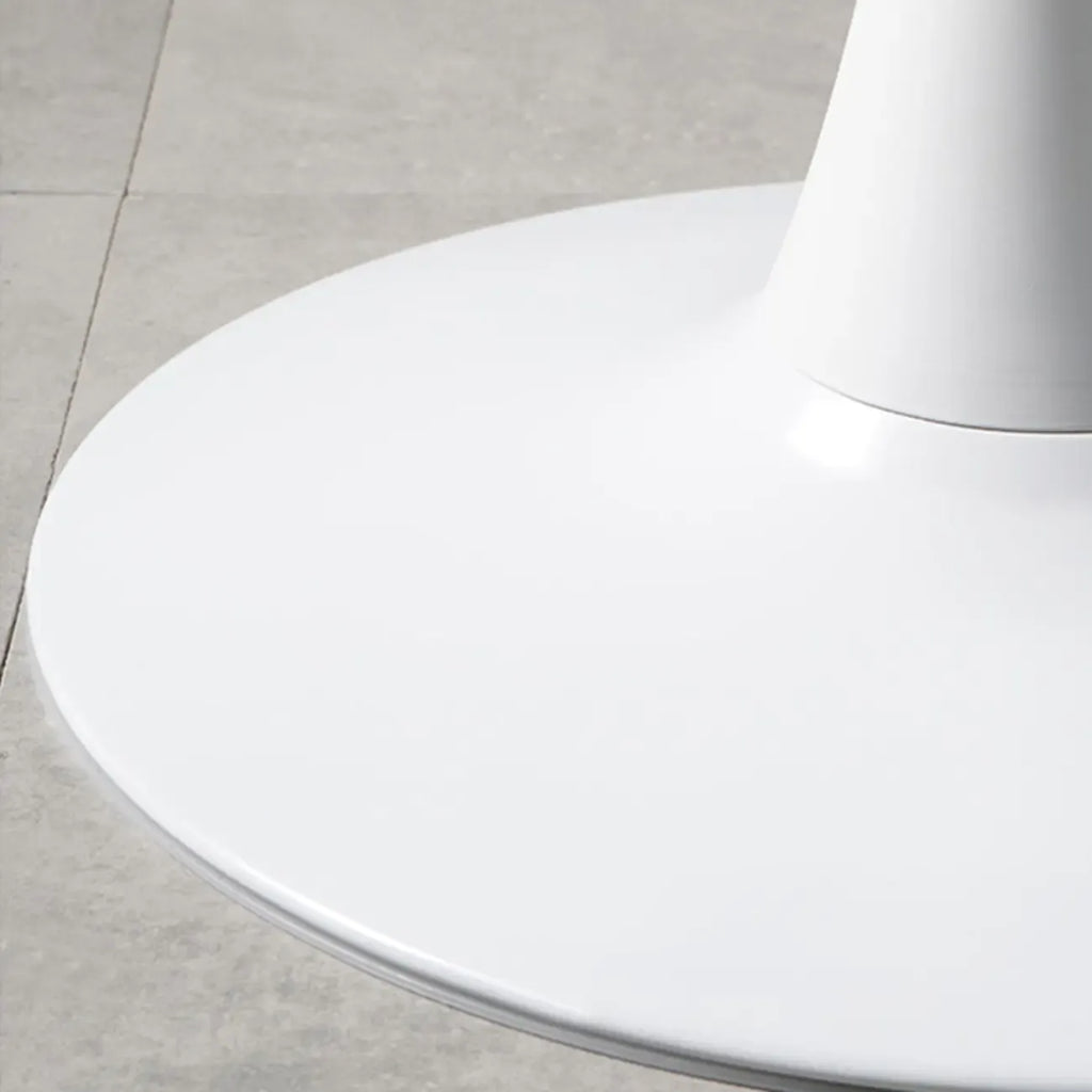 Modern Grey Wooden Round Tulip Base Bar Tables