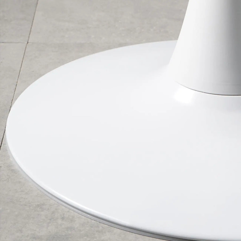 Modern Grey Wooden Round Tulip Base Bar Tables