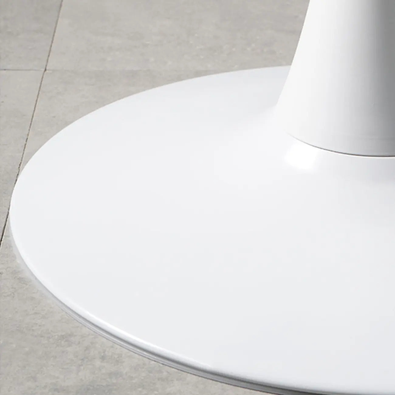 Modern Grey Wooden Round Tulip Base Bar Tables