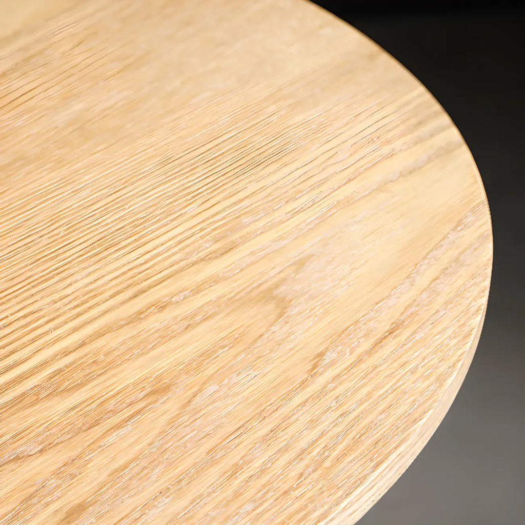 Modern Grey Wooden Round Tulip Base Bar Tables