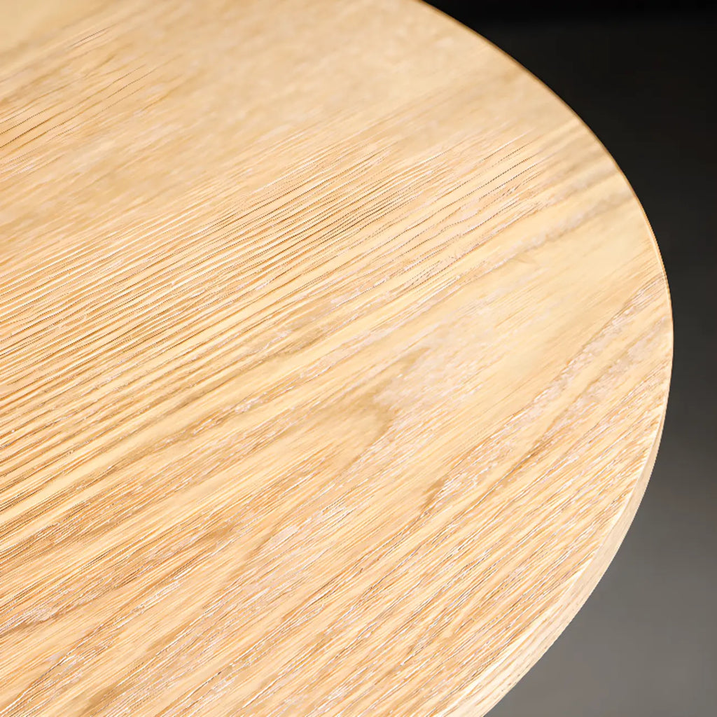 Modern Grey Wooden Round Tulip Base Bar Tables