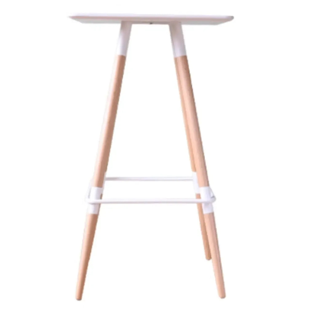 Modern Red Wooden Square Pub Tables