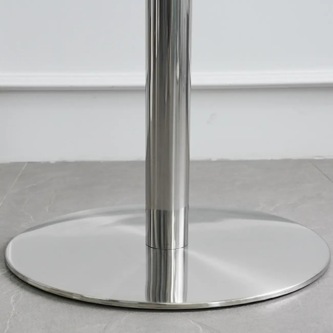 Industrial Silver Stainless Steel Bar Table