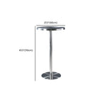 Industrial Silver Stainless Steel Bar Table